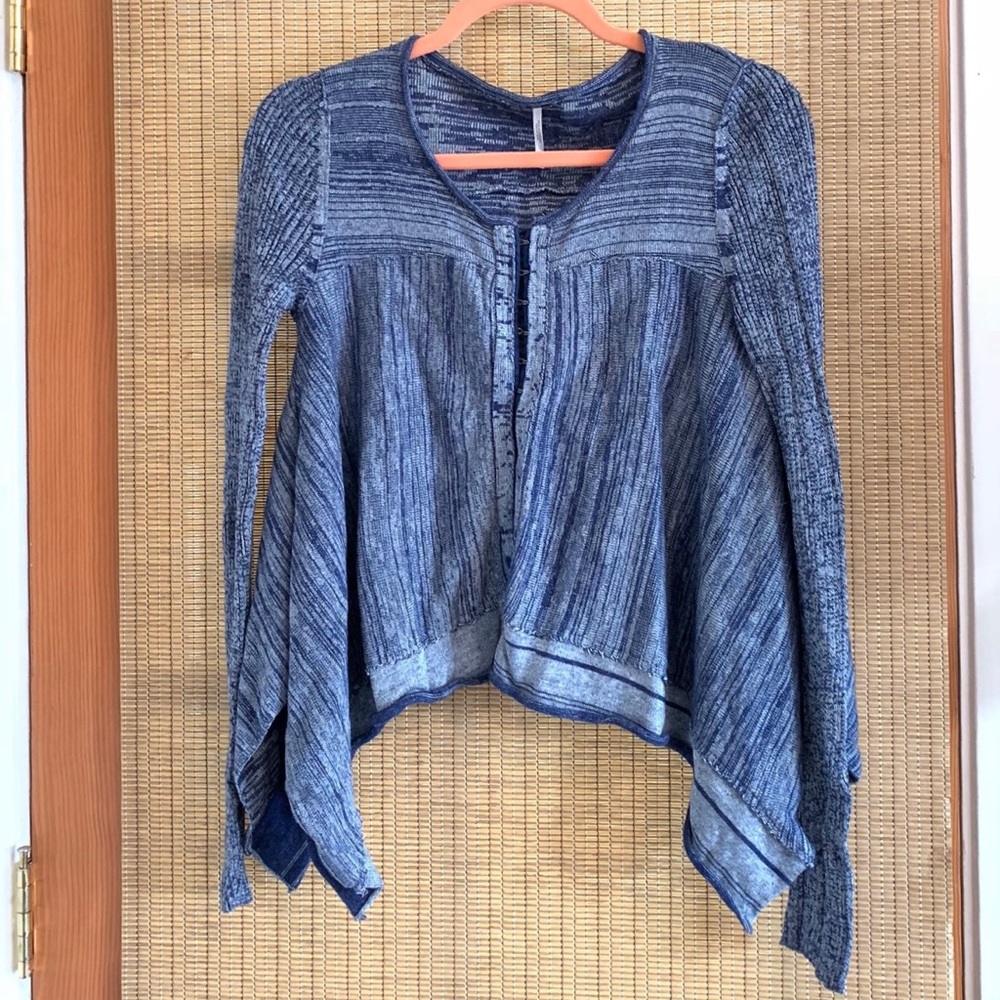 Free People Flare Hook & Eye Cardigan